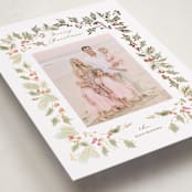 "sketched winter botanicals" - Holiday Cards in Snow by Rebecca Durflinger - Detail