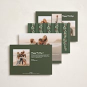 "Berries & Blooms" - Holiday Cards in Holly by Randi Cirelli - Back of Card Options