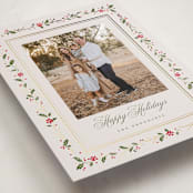 "Hawthorne" - Holiday Cards in Cream by Erin L. Wilson - Detail