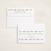 "Hawthorne" - Holiday Cards in Cream by Erin L. Wilson - FREE Recipient Addressing