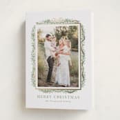 "Linea" - Holiday Cards in Juniper by Petra Kern - Folded Card