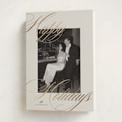 "dreamy" - Holiday Cards in Cream by Carolyn Nicks - Folded Card