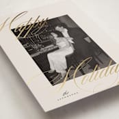 "dreamy" - Holiday Cards in Cream by Carolyn Nicks - Detail