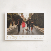 "Footnote" - Holiday Cards in Honey by Carolyn MacLaren - Front