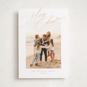 "Topper" - Holiday Cards in Golden by Jessica Williams - Front