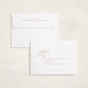 "Topper" - Holiday Cards in Golden by Jessica Williams - FREE Recipient Addressing