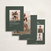 "Jolly Holly" - Holiday Cards in Evergreen by Michelle Taylor - Back of Card Options