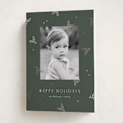 "Jolly Holly" - Holiday Cards in Evergreen by Michelle Taylor - Folded Card