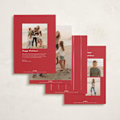 "pine and bow" - Holiday Cards in Eggnog by Adelyn T. - Back of Card Options