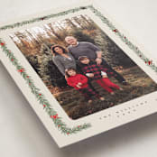 "pine and bow" - Holiday Cards in Eggnog by Adelyn T. - Detail