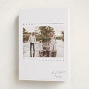 "Kent" - Holiday Cards in Snow by Robert and Stella - Folded Card