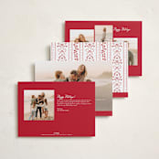 "Bow Sketch" - Holiday Cards in Ribbon by Wildfield Paper Co - Back of Card Options