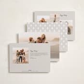 "Classic Christmas Script" - Holiday Cards in Snowdrift by Karidy Walker - Back of Card Options