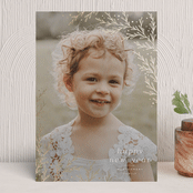 "Chamomile" - Holiday Cards in Glisten by Wildfield Paper Co - Front