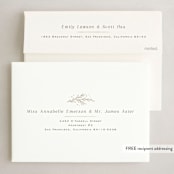 "Chamomile" - Holiday Cards in Glisten by Wildfield Paper Co - FREE Recipient Addressing