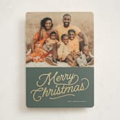 "retro vintage holiday" - Holiday Cards in Balsam by BR Designs - Front