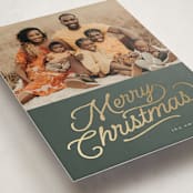 "retro vintage holiday" - Holiday Cards in Balsam by BR Designs - Detail