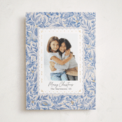 "Winter Cottage" - Holiday Cards in Porcelain by Elly - Front