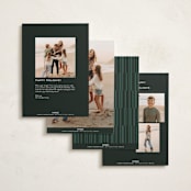 "Merry Stack" - Holiday Cards in Evergreen by Ekko Studio - Back of Card Options