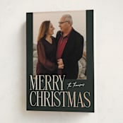 "Merry Stack" - Holiday Cards in Evergreen by Ekko Studio - Folded Card
