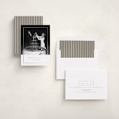 "Classic Border" - Holiday Cards in Snow by Brianne Larsen - Assembled