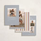 "Swiggle" - Holiday Cards in Cookie Dough by Pixel and Hank - Back of Card Options