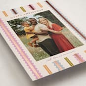 "Swiggle" - Holiday Cards in Cookie Dough by Pixel and Hank - Detail