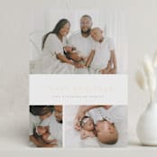 "Quartzite" - Holiday Cards in Eggnog by Wildfield Paper Co - Front