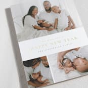 "Quartzite" - Holiday Cards in Eggnog by Wildfield Paper Co - Detail
