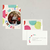 "Merry-go-round" - Holiday Cards in Gumdrops by Pixel and Hank - Assembled