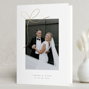"Little Bow" - Holiday Cards in Winter by Yuliya Evseeva - Folded Card