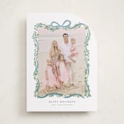 "Ribbonly Frame" - Holiday Cards in Juniper by Itsy Belle Studio - Front