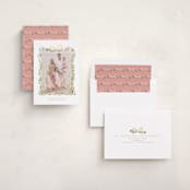 "Ribbonly Frame" - Holiday Cards in Butter by Itsy Belle Studio - Assembled