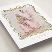 "Ribbonly Frame" - Holiday Cards in Butter by Itsy Belle Studio - Detail