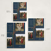 "Holiday gifts" - Holiday Cards in Navy by Susan Zinader - Formats Available