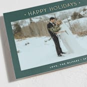 "Dotted" - Holiday Cards in Pine by Carolyn MacLaren - Detail