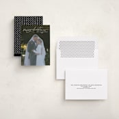 "Merry Christmas Script" - Holiday Cards in Snow by Kristen Magee - Assembled