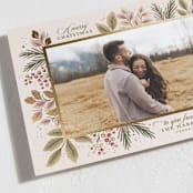 "Verdancy" - Holiday Cards in Plum by Kimberly Morgan - Detail