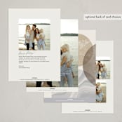 "Arc Over" - Holiday Cards in Vanilla by Pixel and Hank - Back of Card Options
