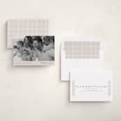 "Minimal Edge" - Holiday Cards in Smoke by Nicole Walsh - Assembled
