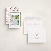 "Pine Garland" - Holiday Cards in Mulled Wine by Susan Moyal - Assembled
