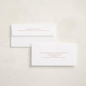 "Visage" - Foil-Pressed Tall Holiday Cards in Snow by Olivia Raufman - FREE Recipient Addressing