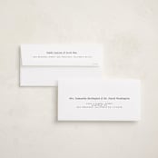 "Gallery Vibe" - Foil-Pressed Tall Holiday Cards in Eggnog by Brittany Braithwaite - FREE Recipient Addressing