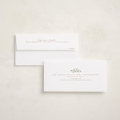 "Botanically" - Foil-Pressed Tall Holiday Cards in Holly Berry by Everett Paper Goods - FREE Recipient Addressing