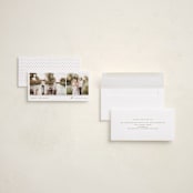 "vinarielli" - Foil-Pressed Tall Holiday Cards in Frost by chocomocacino - Assembled