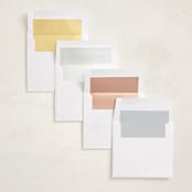 "Winter Snowflake" - Holiday Ornament Cards in Snow by Becky Nimoy - Envelope Liner Options