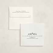 "White Christmas" - Holiday Ornament Cards in Snowflake by Crisby - FREE Recipient Addressing