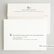 "Oh What Fun Quad" - Holiday Cards in Black Rhodium by Alexandra Cohn - FREE Recipient Addressing