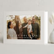 "Pretty Bow" - Holiday Cards in Cobblestone by Lori Wemple - Folded Card