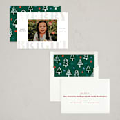 "Merry & Bright Holiday" - Holiday Cards in Snow by Brooke Chandler - Assembled